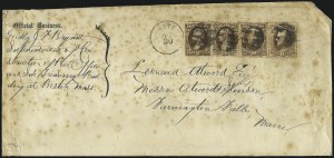 Sale 1085, Lot 4147, Treasury Department (Scott O72-O82)