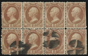 Sale 1085, Lot 4164, War Department (Scott O83-O93)