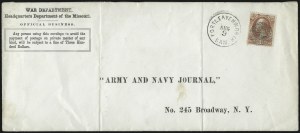 Sale 1085, Lot 4176, War Department (Scott O83-O93)