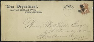 Sale 1085, Lot 4181, War Department (Scott O83-O93)