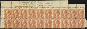 Sale 1085, Lot 4189, 1875 American Bank Note Co. Printing on Soft Paper (Scott O94-O117)