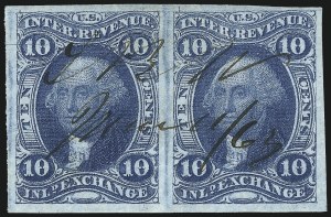 Sale 1089, Lot 222, First Issue Imperforate, 1c-$1.90