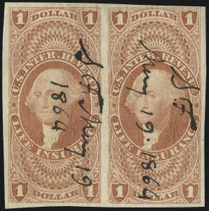 Sale 1089, Lot 234, First Issue Imperforate, 1c-$1.90