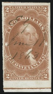 Sale 1089, Lot 241, First Issue Imperforate, $2.00-$200.00