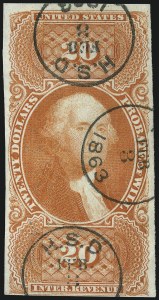 Sale 1089, Lot 273, First Issue Imperforate, $2.00-$200.00