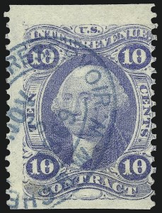 Sale 1089, Lot 294, First Issue Part Perforated