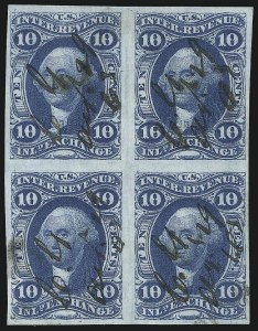 Sale 1089, Lot 329, First Issue Blocks and Record-Size Multiples, Imperforate, 1c-60c