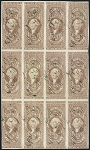 Sale 1089, Lot 339, First Issue Blocks and Record-Size Multiples, Imperforate, 1c-60c
