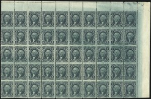 Sale 1089, Lot 395, First Issue Blocks and Record-Size Multiples, Part Perforated