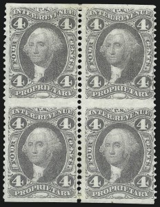 Sale 1089, Lot 396, First Issue Blocks and Record-Size Multiples, Part Perforated