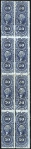Sale 1089, Lot 412, First Issue Blocks and Record-Size Multiples, Part Perforated