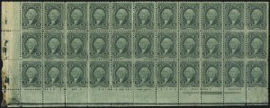 Sale 1089, Lot 423, First Issue Blocks and Record-Size Multiples, Perforated