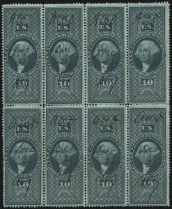 Sale 1089, Lot 444, First Issue Blocks and Record-Size Multiples, Perforated