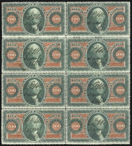 Sale 1089, Lot 451, First Issue Blocks and Record-Size Multiples, Perforated