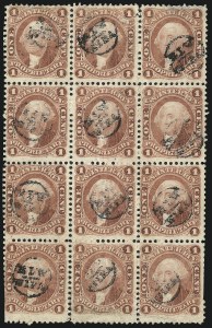 Sale 1089, Lot 453, First Issue on Silk Paper