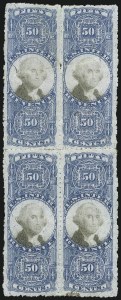 Sale 1089, Lot 498, Second Issue Blocks and Largest Recorded Multiples