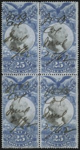 Sale 1089, Lot 506, Second Issue Blocks and Largest Recorded Multiples