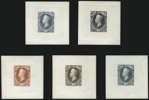 Sale 1090, Lot 1054, Essays & Proofs, Back-of-Book thru Specimens