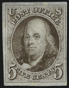 Sale 1090, Lot 1096, 1847 Issue & 1875 Reproduction of 1847 Issue (Scott 1-4)