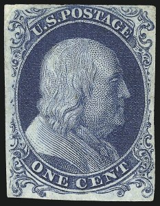 Sale 1090, Lot 1125, 1851-56 Issue (Scott 6-17)