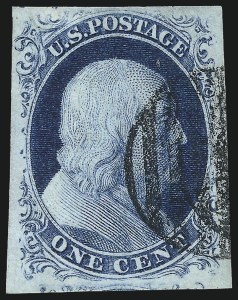 Sale 1090, Lot 1128, 1851-56 Issue (Scott 6-17)