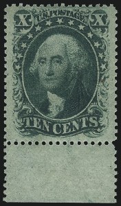 Sale Number 1090, Lot Number 1168, 1857-60 Issue (Scott 18-39) Sale Number 1090, Lot Number 1168, 1857-60 Issue (Scott 18-39)