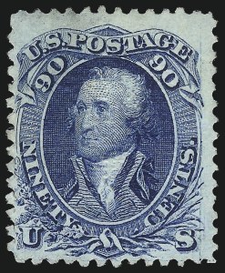Sale 1090, Lot 1239, 1867-68 Grilled Issue (Scott 79-101)