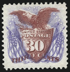 Sale 1090, Lot 1293, 1875 Re-Issue of 1869 Pictorial Issue (Scott 123-133)