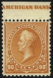 Sale 1090, Lot 1382, 1890-93 Issue (Scott 219-229)