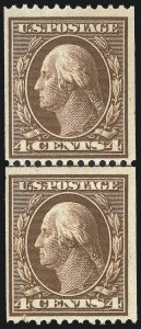 Sale 1090, Lot 1461, 1908-10 Washington-Franklin Issues (Scott 331-388)