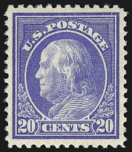 Sale 1090, Lot 1501, 1912-15 Washington-Franklin Issues (Scott 405-461)