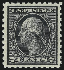 Sale 1090, Lot 1509, 1912-15 Washington-Franklin Issues (Scott 405-461)