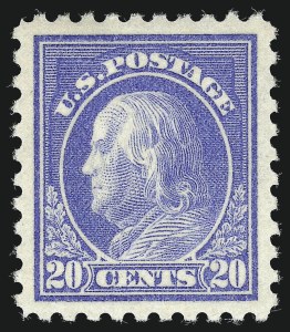 Sale 1090, Lot 1514, 1912-15 Washington-Franklin Issues (Scott 405-461)