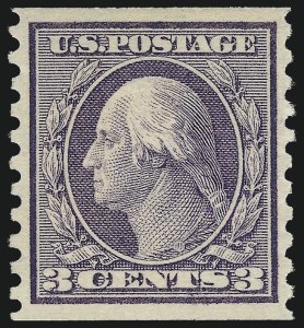 Sale 1090, Lot 1523, 1912-15 Washington-Franklin Issues (Scott 405-461)