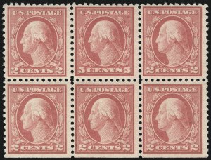 Sale 1090, Lot 1553, 1916-19 Issues (Scott 462-524), 5c Rose, Error (505) Sale 1090, Lot 1553, 1916-19 Issues (Scott 462-524)
