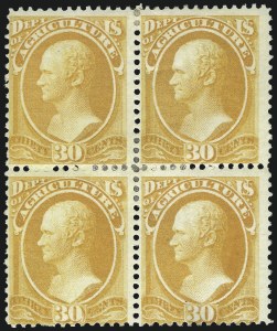 Sale 1090, Lot 1664, Offices in China, Officials, 30c Agriculture (O9) Sale 1090, Lot 1664, Offices in China, Officials
