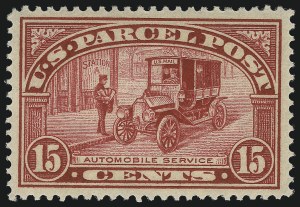 Sale 1090, Lot 1699, Newspapers and Periodicals, Parcel Post, Postal Stationery, Revenues, 15c Parcel Post (Q7) Sale 1090, Lot 1699, Newspapers and Periodicals, Parcel Post, Postal Stationery, Revenues