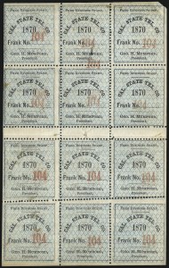 Sale 1090, Lot 1859, Telegraph Company Stamps