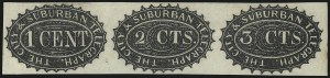 Sale 1090, Lot 1869, Telegraph Company Stamps