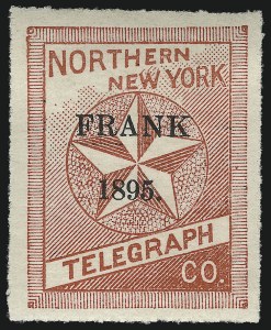 Sale 1090, Lot 1889, Telegraph Company Stamps