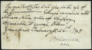Sale 1090, Lot 1966, Presidents Signatures and Free Franks
