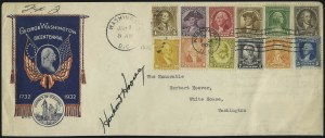 Sale 1090, Lot 1971, Presidents Signatures and Free Franks
