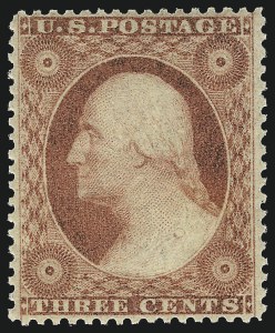 Sale 1092, Lot 1027, 1857-60 Issue and 1875 Reprint of 1857 Issue (Scott 18-47)