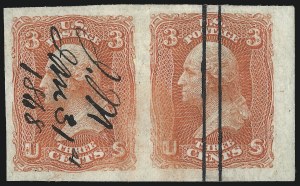Sale 1092, Lot 1062, 1861-66, 1867-68 Grilled and 1875 Re-Issues (Scott 56-111)