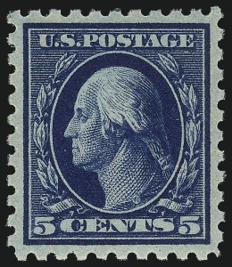 Sale 1092, Lot 1335, 1916-20 Issues (Scott 462-550), 5c Blue (466) Sale 1092, Lot 1335, 1916-20 Issues (Scott 462-550)
