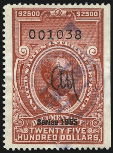 Sale 1092, Lot 1518, Revenues