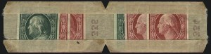 Sale 1093, Lot 101, 1908-10 Washington-Franklin Imperfs and Imperf Coils (Scott 343-347V)