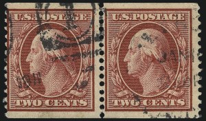 Sale 1093, Lot 133, 1908-10 Washington-Franklin Coils (Scott 348-356)