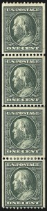 Sale 1093, Lot 199, 1910-13 Coils (Scott 384-396)