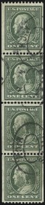 Sale 1093, Lot 201, 1910-13 Coils (Scott 384-396)